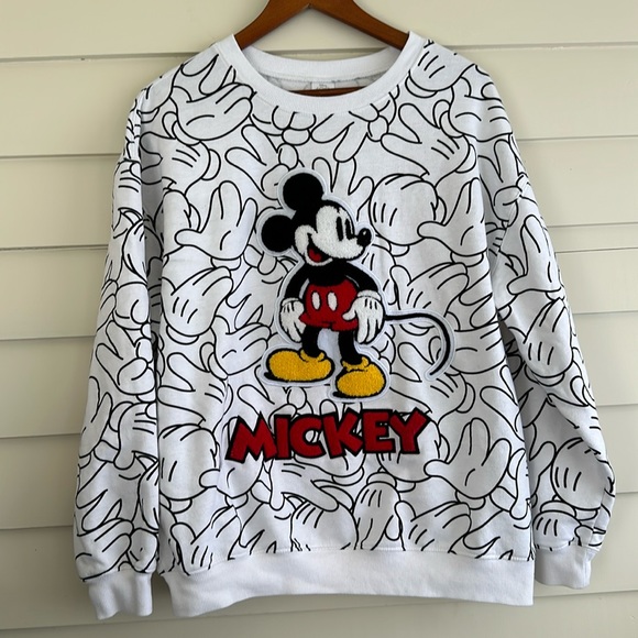 Disney 100 Mickey Sketch Graphic Sweatshirt - Picture 1 of 6